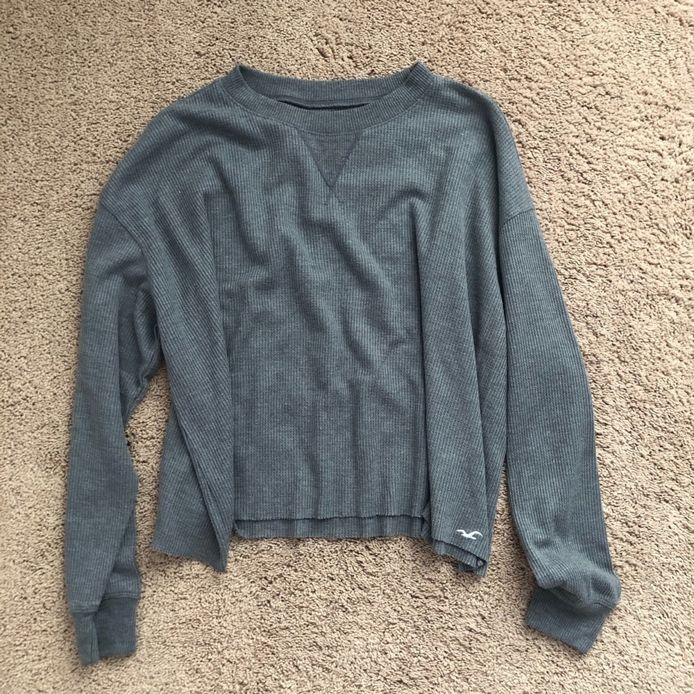 hollister waffle shirt